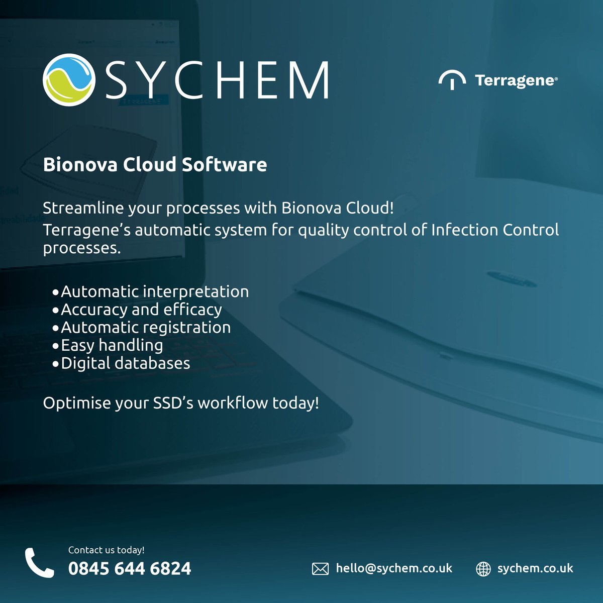 SychemUK's tweet photo. Optimise results using the Trazanto- an automatic system for quality and traceability control of decontamination processes. 💻

The Trazanto allows sterile services staff to collect and store data together:
• Accuracy &amp; efficacy
• Avoid human error
• Instant online results https://t.co/kWxxkrVonD