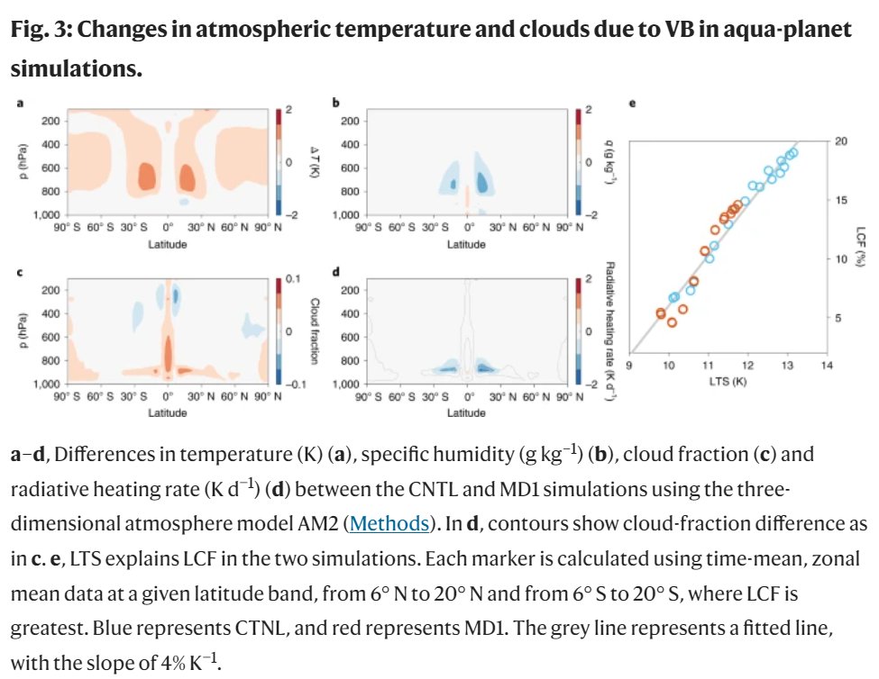 rpallanuk's tweet photo. Humid air is lighter than dry air at the same temperature &amp; pressure and new @NatureGeosci research shows that this vapour buoyancy significantly adds to uplift and increases low altitude cloud but isn't represented correctly in some #climate models: https://t.co/7n6GegMqtY https://t.co/Hvm26ePTFd