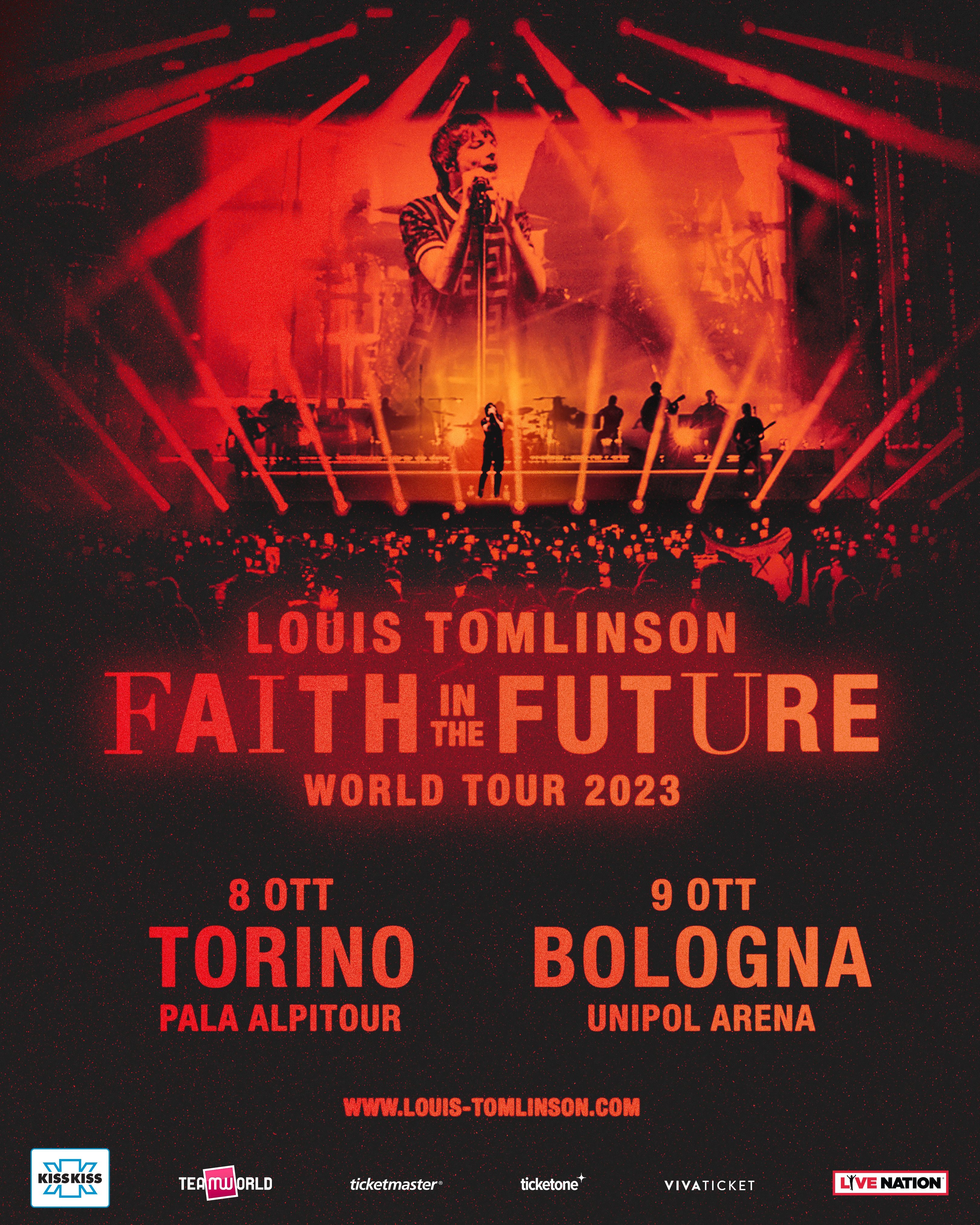 Louis Tomlinson - Faith In The Future (Black And Red Splatter with