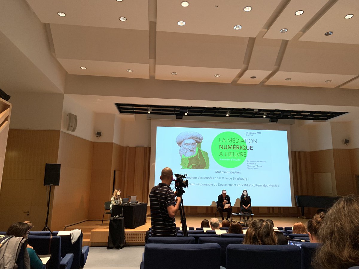 sophie_toulouze's tweet photo. Le numérique à l’œuvre / Journée d’étude au musées de la Ville de Strasbourg / #MAMCS \ conferences, tables rondes et expérimentations du parcours au musée de l’OEuvre de Notre-Dame! https://t.co/DsZMZTEtHX