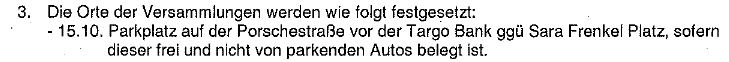 stop_trinity's tweet photo. In der (noch) Autostadt Wolfsburg steht scheinbar immer noch das Parkrecht über dem Versammlungsrecht? Parking Day machen? Eine Versammlung auf einem Parkplatz machen? Geht nur, wenn kein Bedürfnis nach Parken dem entgegen steht... https://t.co/25E0dMUrgQ