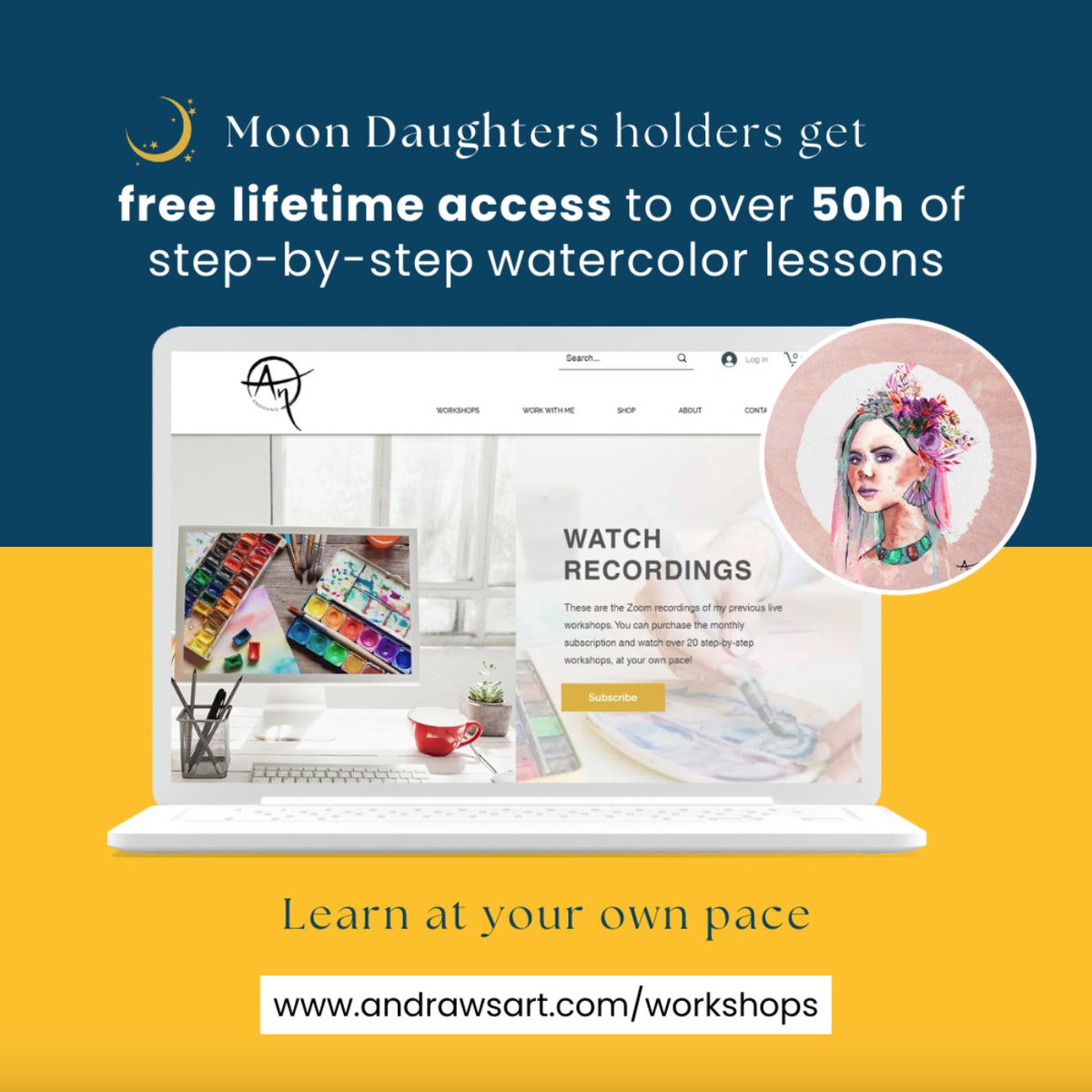 Pernilla (@pernillaambjor1) on Twitter photo Step by Step WATERCOLOUR LESSONS by
<a href="/MDaughtersNFT/">Moon Daughters NFT</a>
I wonder why a project like this is not mentioned more often on Twitter? I think I know why, and that's why I'm tweeting about this beautiful artist and founder Andreea Nae.
Please take 2min to read my thread.
#ElrondNFTs Step by Step WATERCOLOUR LESSONS by
<a href="/MDaughtersNFT/">Moon Daughters NFT</a>
I wonder why a project like this is not mentioned more often on Twitter? I think I know why, and that's why I'm tweeting about this beautiful artist and founder Andreea Nae.
Please take 2min to read my thread.
#ElrondNFTs