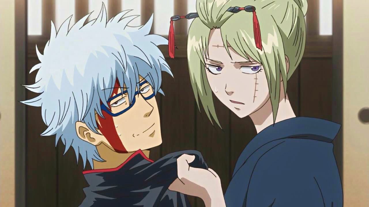 tsukuyo gintoki gintama tsundere girl