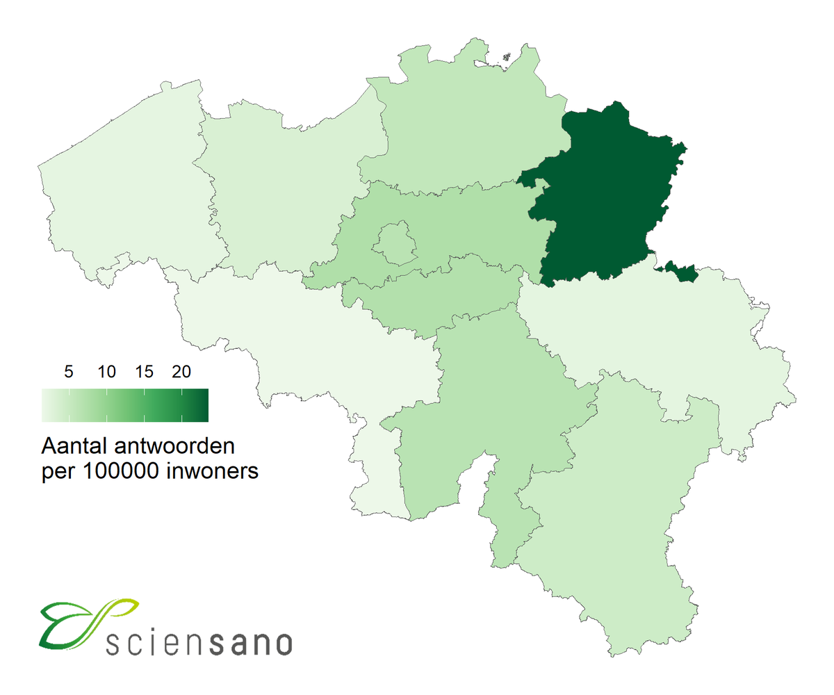 De zomer ligt al een tijdje achter ons maar de #muggen blijven nog even hangen! We registreren momenteel de hoogste respons op onze enquête in Limburg en Namen. Heb jij last gehad van muggen dit seizoen? 🦟
📋Laat het ons weten 👇
surveys.sciensano.be/index.php/3853…