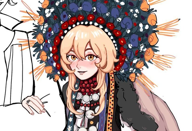 蛍|ほたる(原神) 「#lumine  」|🇺🇦віранікаのイラスト