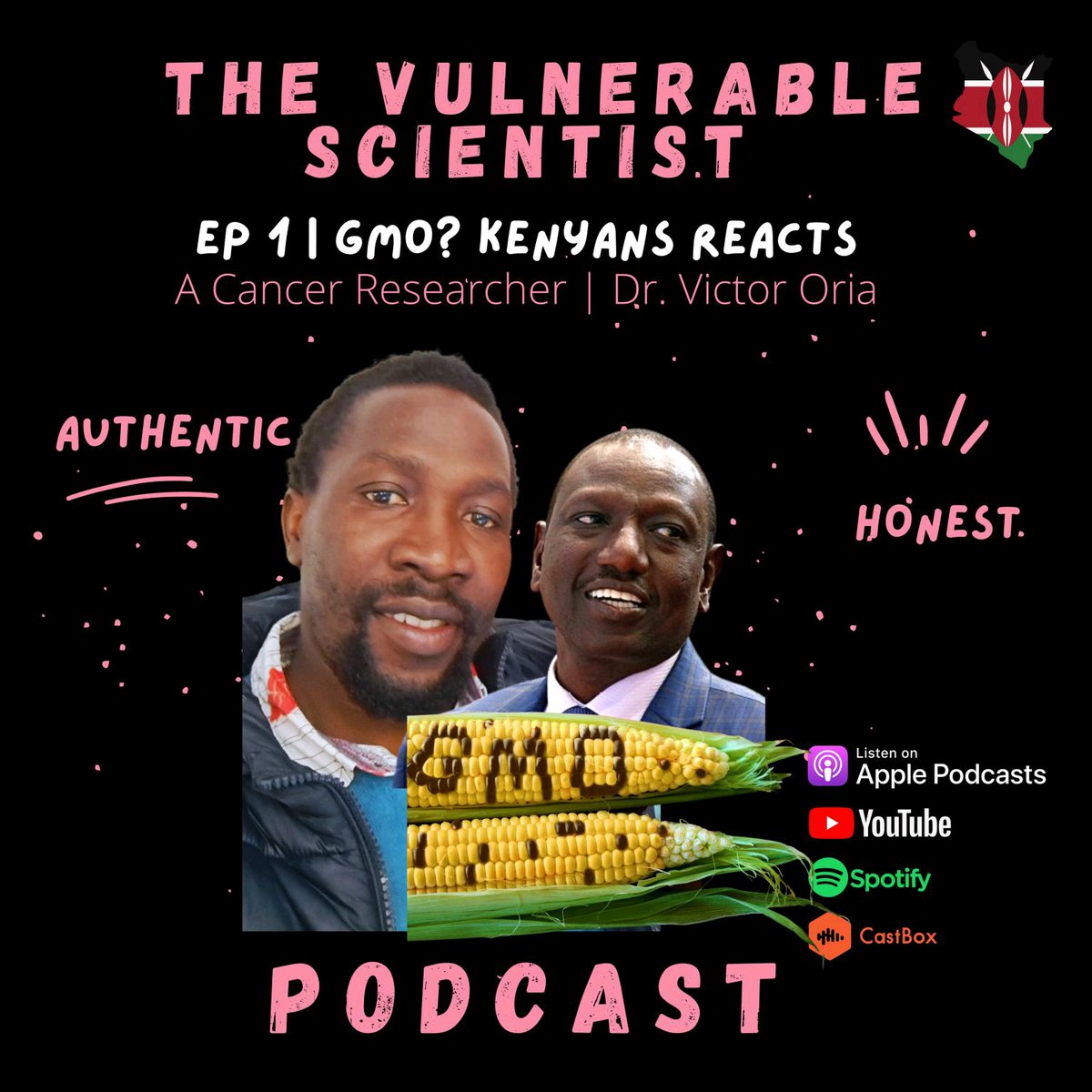 Dr. Victor Oria (<a href="/Nyuka_Bel/">#ArtetaOut</a>), #cancer researcher reacts to the #GMO ban being lifted in #Kenya. Listen on Spotify: spoti.fi/3MB9hM0 
Apple:apple.co/3rQud82 
Google podcasts: bit.ly/3Mtwwr3

Choose a Podcast player of choice here: lnkd.in/dqkX37J8