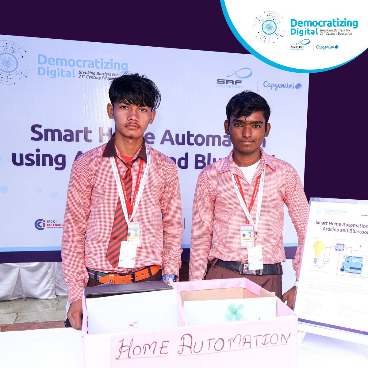 SRFFoundation's tweet photo. “#DemocratizingDigital: Breaking Barriers for 21st Century #Education” not only addressed the rising need for #digital parity but also gave a platform for #students to showcase their very own innovative ideas and inventions with us!

Watch it here: https://t.co/pN0DUSLIY1 https://t.co/ajLx02j0en