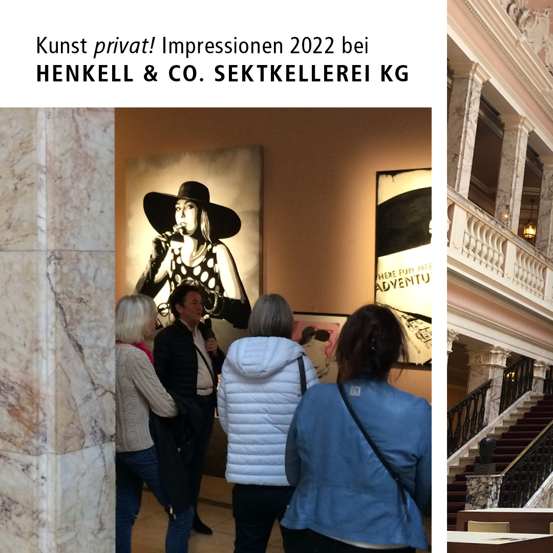 kunstprivat's tweet photo. Die Kunst privat!-Führung bei @HenkellFreix in Wiesbaden zeigte prunkvolle Architektur und moderne Kunst im Einklang. Galeristin Christine Rother führte durch die Ausstellung zum Thema Black &amp; White.

#kunstprivat2022 #kunstführung 
Fotos: @HenkellFreix, @ansicht_wi – Lisa Kunz https://t.co/P9Lzxn5eS6