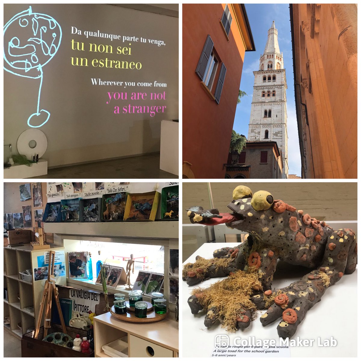 Inspirational week in the Reggio Emilia Centre and local schools, observing outstanding, child centered practice #Bologne#processnotproduct#professionaldevelopment