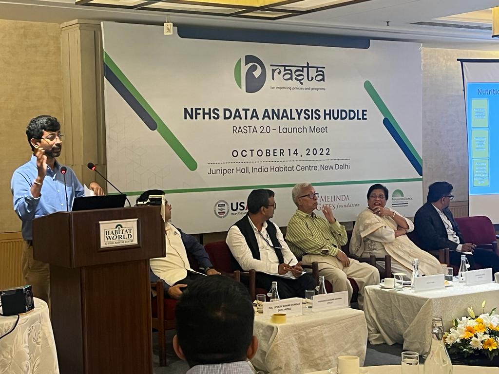 rasta_pc's tweet photo. We express a vote of thanks to Dr. Rajib Acharya for his reflective presentation on "#Maternal and #Child Nutrition".

#RASTA2.0 #LaunchMeet #HappeningNow https://t.co/Cx8IQ6jimz