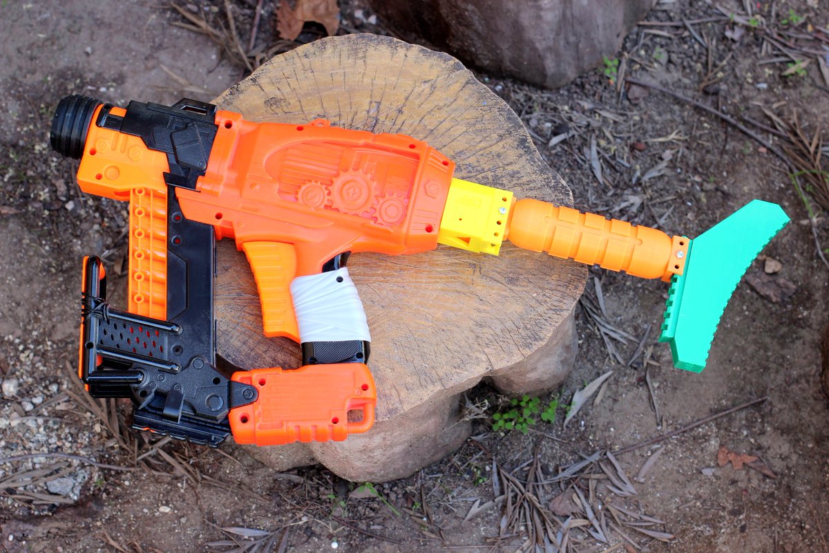 Blasters3D's tweet image. Blasters3D ARG Shoulder Stock blastersbb.myshopify.com/products/airpo… For Airguns, Airsoft Guns, Foam Dart/Ball Blasters, Paintball Markers. Ergonomic Performance Mod. TeleScopix System. #NerfMod #PewPew #NerfBattle #ScienceFiction #AirPower3D