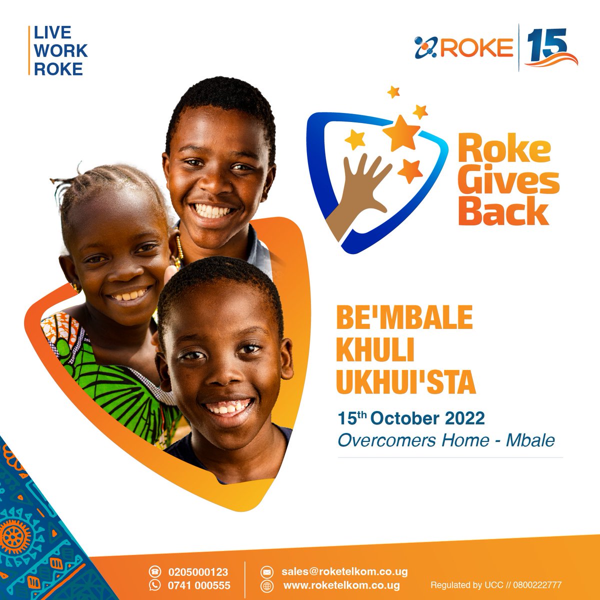 roketelkomug's tweet photo. From Mbarara to Mbale sharing a moment of hope with the community as we visit the Overcomers Home in Mbale. 

#ROKEGivesBack
#ROKEAt15 https://t.co/6oQ87SBD0g