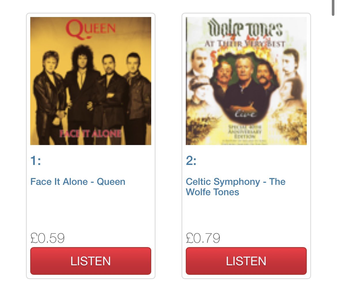 British media would really hate The Wolfe Tones to knock Queen off number 1, so whatever you do, don’t buy Celtic Symphony and certainly don’t retweet this.