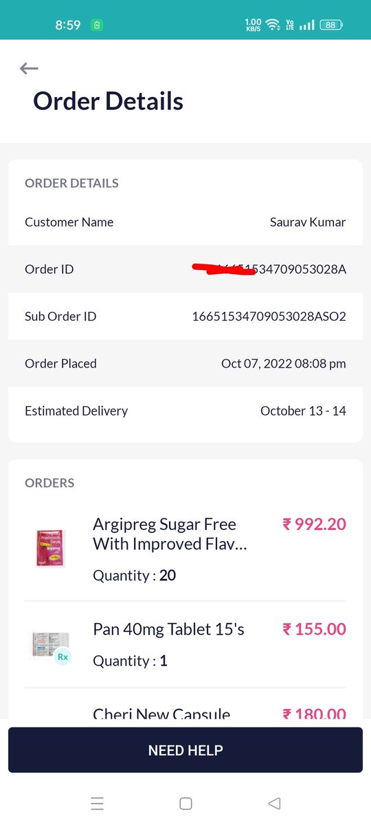 #Wrost Service &amp; Support Service, False delivery commitment, we should #avoid
<a href="/NetMeds/">Netmeds</a>