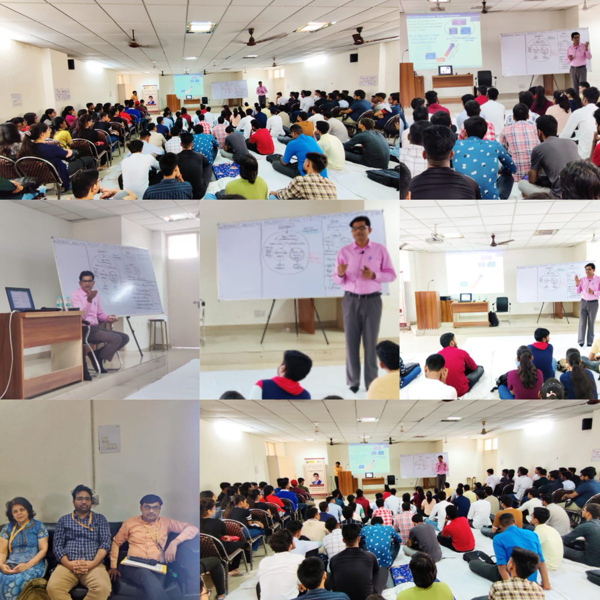 GNIOTCollege's tweet photo. Under the Students Induction Program 2022-23(SIP2022-23), day 04, Universal Human Values Session was taken by Mr Manoj Kumar Gupta, Resource Preson (AKTU, LUCKNOW). #StudentsInductionProgram #CompetitionAndCooperation #GNIOT #College https://t.co/kz1KJ6Mefs