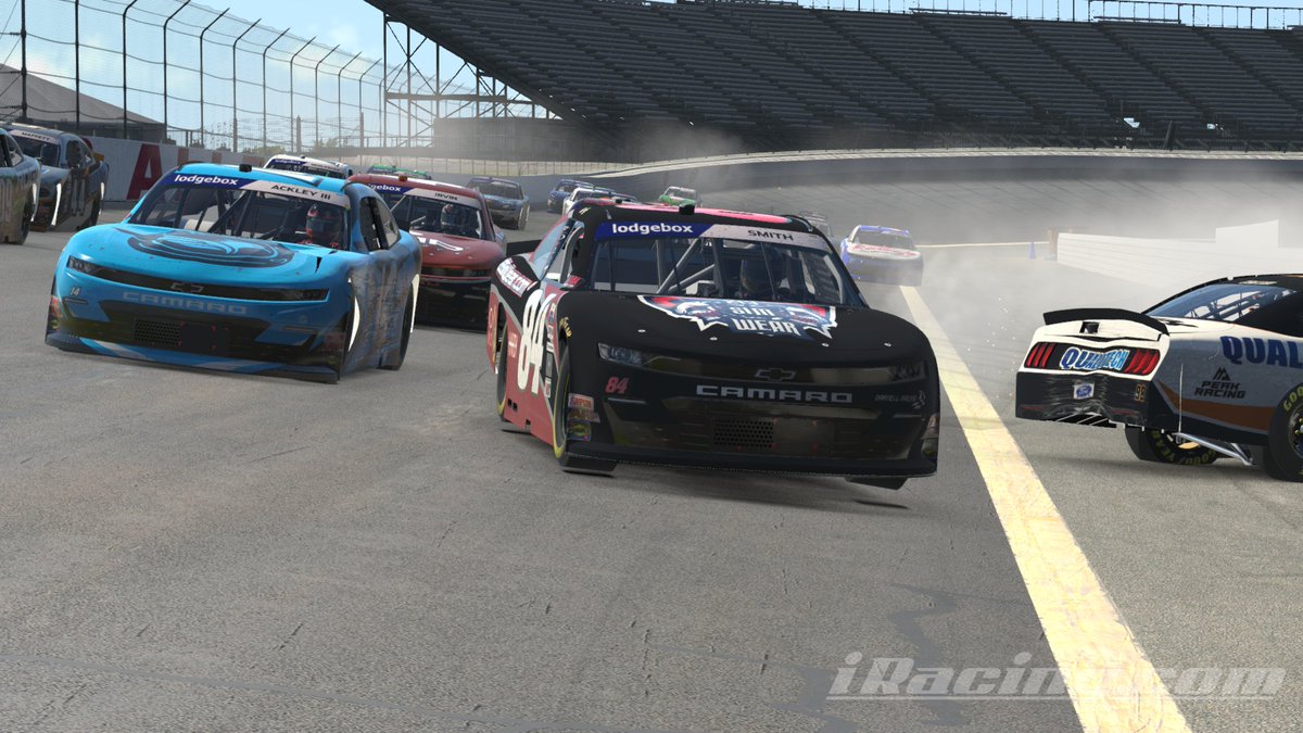 forrestsmith84's tweet photo. Netcode ruined a good race. Was running good tonight in @AREAiRacing. Hanging around the top 12-15 most of the race and then avoiding a late race wreck to just be taken out by netcode ends it. P24 tonight and now on to a mid track in Mid-Ohio. Thanks to everyone involved! https://t.co/Xm3LuKXBq2