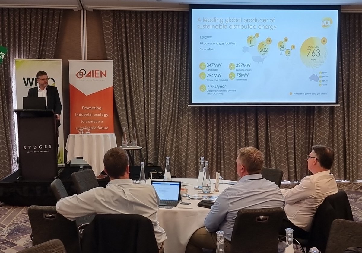 At yesterday’s Energizing Queensland conference, EDL’s CEO James Harman shared insights on how #biomethane and #hybridrenewable #microgrids enable decarbonisation. These technologies are used by EDL around the world and can help #Queensland transition to a low-carbon future now.
