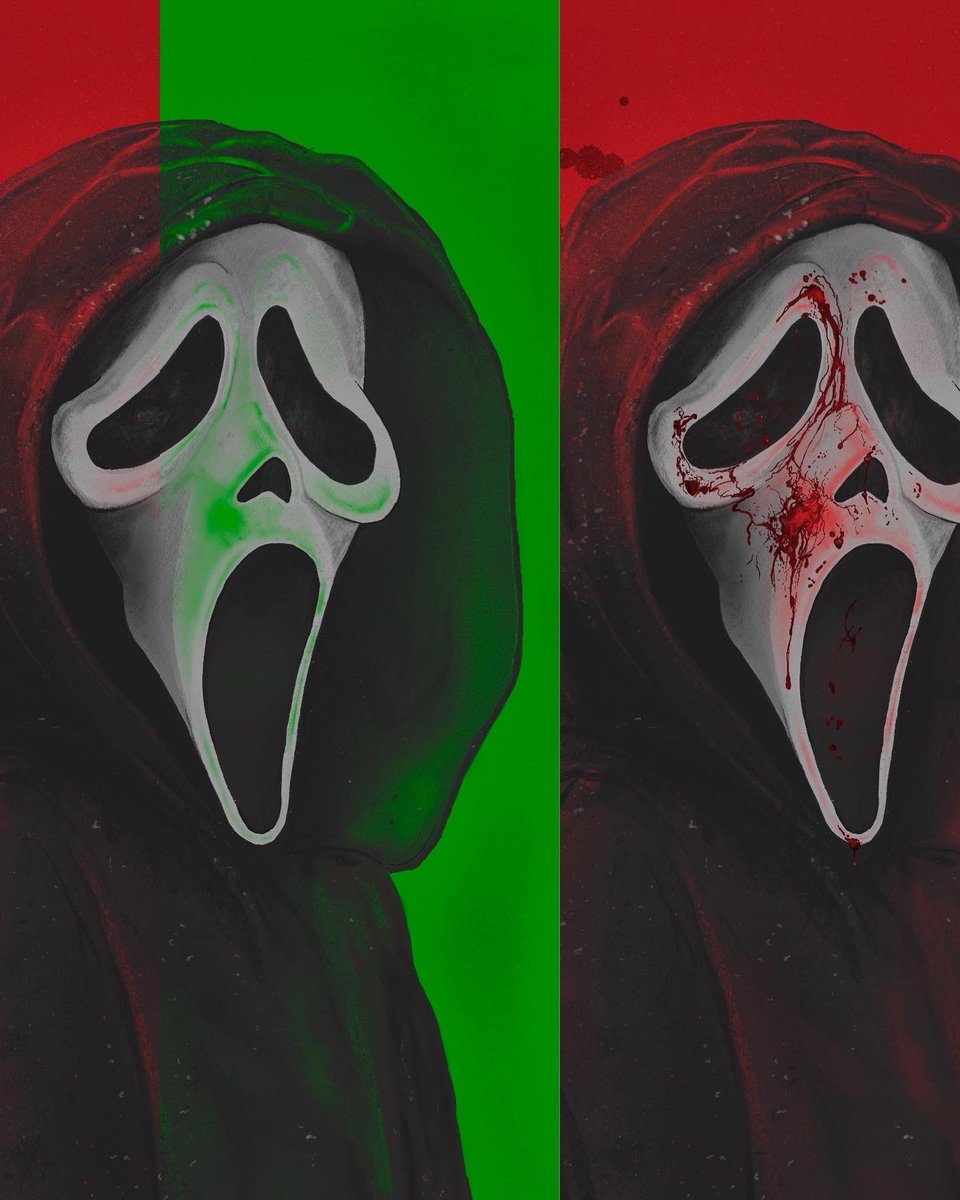 tallgary_'s tweet photo. #ghostface #scream #screammovie #Screamart #ghostfaceart #inktober #procreate #photoshop #horror https://t.co/guVGXgsNRe