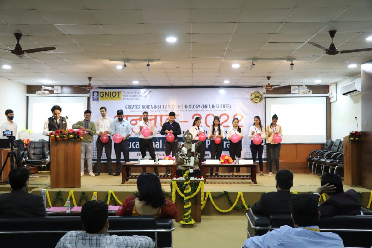 GNIOTCollege's tweet photo. Day 02 ( 13.10.2022) of ANUNAAD Students induction Program of MBA and IMBA first year was full of knowledgeable insights, lectures and few cultural activities. #MBA #ANUNAAD #StudentsInductionProgram #GNIOT #GNIOTMBA #College https://t.co/ht6bVCdWag