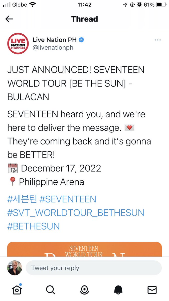 svtsolstice's tweet photo. PUTANGINA LIVENATION BAKIT DELETED KINABAHAN AKO @livenationph https://t.co/065K5gRZoA