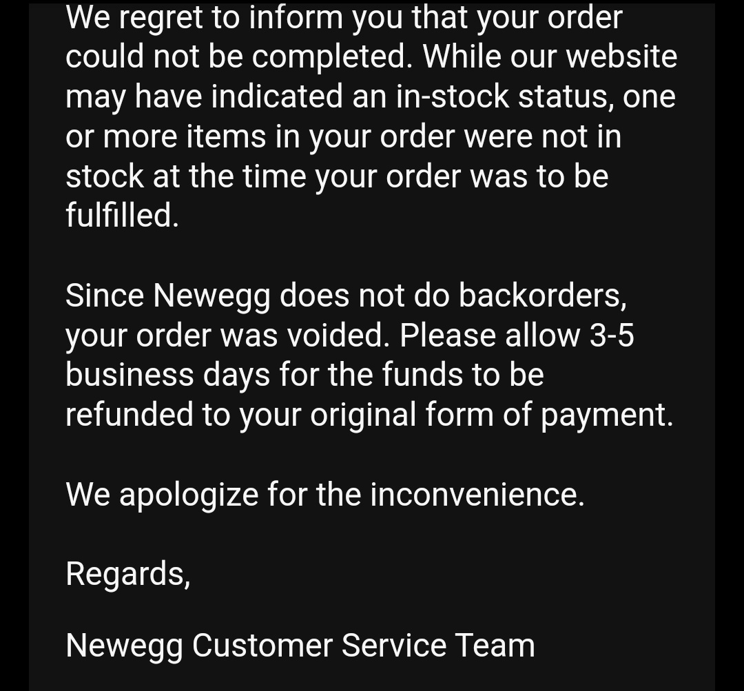 unfiltered_v2's tweet photo. @JayzTwoCents Had this happen, by the time I got the email it was too late to try and order a different one. My invoice time was 6:01am #softlaunch https://t.co/E8biieK9RN