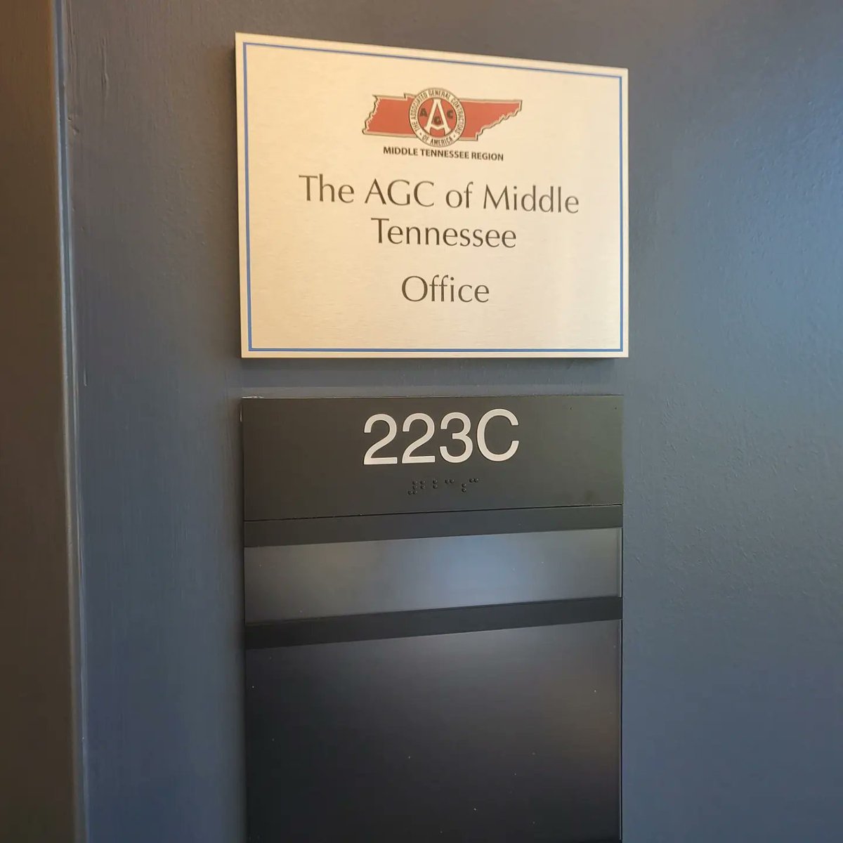 AGCMiddleTN's tweet photo. Congrats to @MTSU on a successful ribbon cutting event for the new Concrete and Construction Management Building! Be sure to stop by Office #223C by @agcmiddletn and tag a picture with our room and of the new building with #AGCMTSU before October 17 to win a Yeti carryall cooler! https://t.co/2DdTzO5MZe