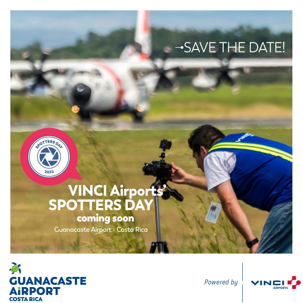 Guanacaste_LIR's tweet photo. "𝚂𝚙𝚘𝚝𝚝𝚎𝚛𝚜 𝙳𝚊𝚢 𝙶𝚞𝚊𝚗𝚊𝚌𝚊𝚜𝚝𝚎 𝙰𝚒𝚛𝚙𝚘𝚛𝚝"
coming soon…
💡More info 👉🏼DM
🚨Limited spaces
#spotters #spotterstogether #spottersdayvinci #spottersdayvinciairports #spottertime #spotterday #aircraft #aircraftphotography #aircraftlovers #aircraftspotter https://t.co/TO4lq6HitF