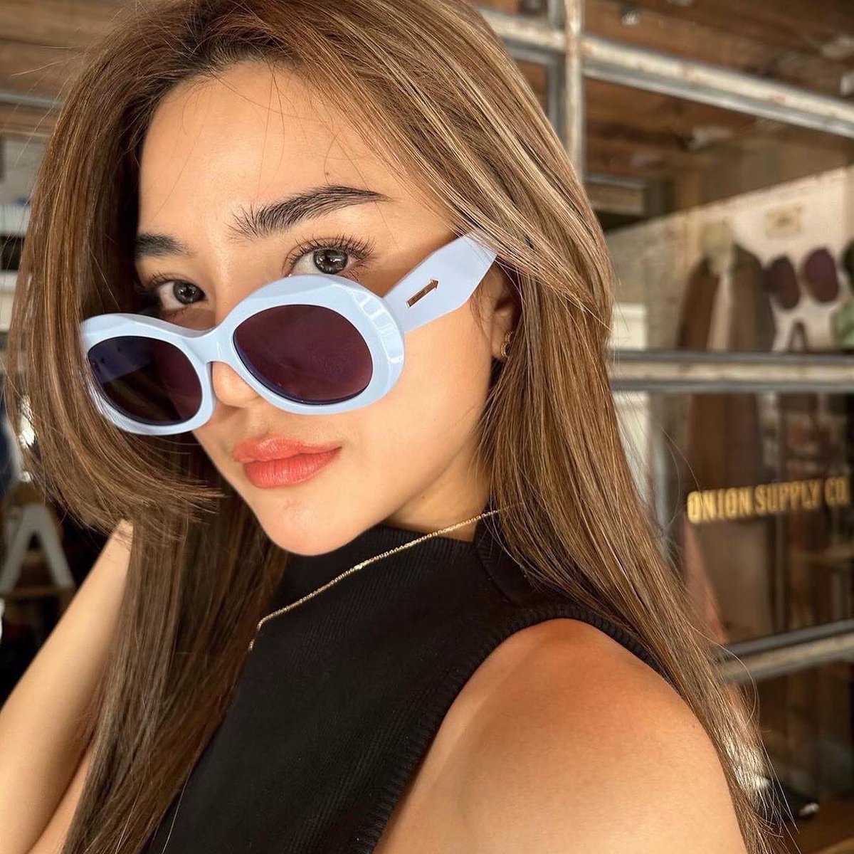 Quad22Thailand's tweet photo. Regram K.Prang Kannarun • She in #Karenwalker Eyewear New Drop 2022: “Parlour” Powder Blue Color
Eyewear Distributed by @quad22_thailand
#Quad22 #Quad22Thailand #sunglasses #Karenwalkereyewear #Newrelease #bioacetate https://t.co/QaeWKCVAjZ