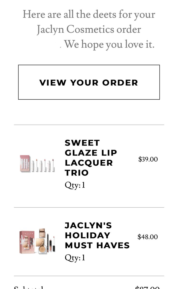 BreannaKeller's tweet photo. So excited I was able to order the @jaclyncosmetics holiday bundles earlier today 👏🏻👏🏻👏🏻 I can't wait to use them for all my holiday looks! 🥰 @Jaclynhill #JaclynCosmetics https://t.co/t4wXSqDjsT