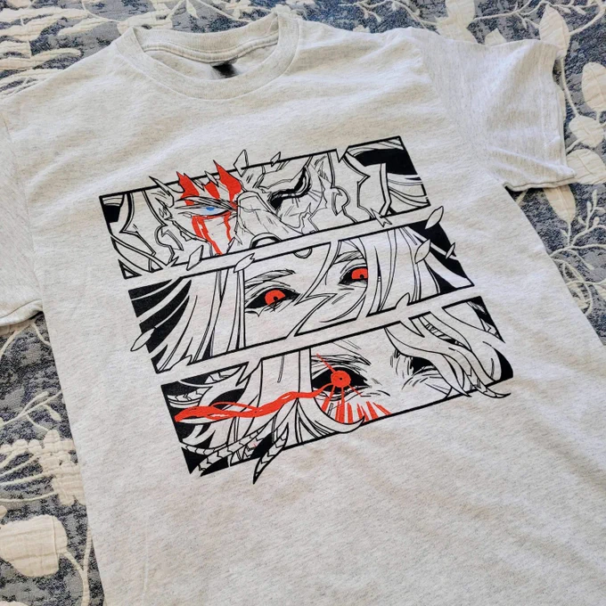 Photos of the Zenos shirt design -- it's on heather grey! i think this is my favourite design haha... the usage of red here is Mailing list is live! I'll use it to notify subscribers when my sh0p will go online, and also when I'll run restocks/preorders! Link below  