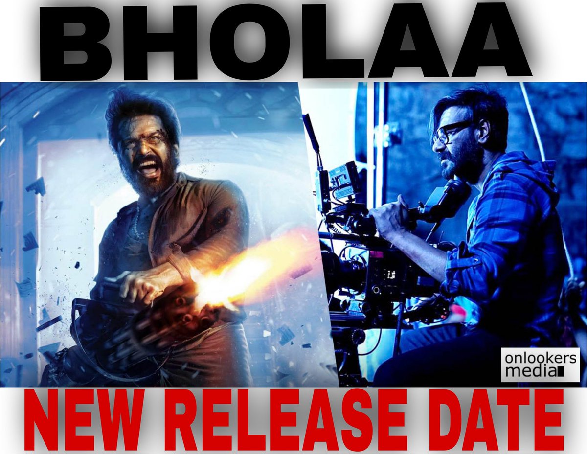 iamashwinraaj's tweet photo. Ajay Devgn In Mass Avtar In Mass Content Movie Like #BHOLAA Which Is 
Releasing in Theater Is Not less Than a Celebration For Audiences. So I Request Both @ajaydevgn and The Maker To Choose Best Release Date To Take BUMPER Opening.💥 🙏❤️🙏
@ajaydevgn @ADFFilms @AamilKeeyanKhan https://t.co/VgiyK9DeQY