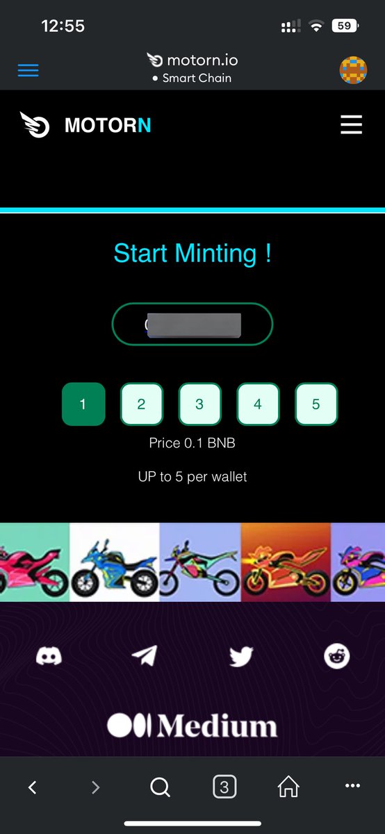 _meidrive's tweet photo. #MotorN

ここから5台まで1回0.1BNBでMINT出来るのかー👀運試しに1回やってみようっと😆 https://t.co/oEbXhBrax8