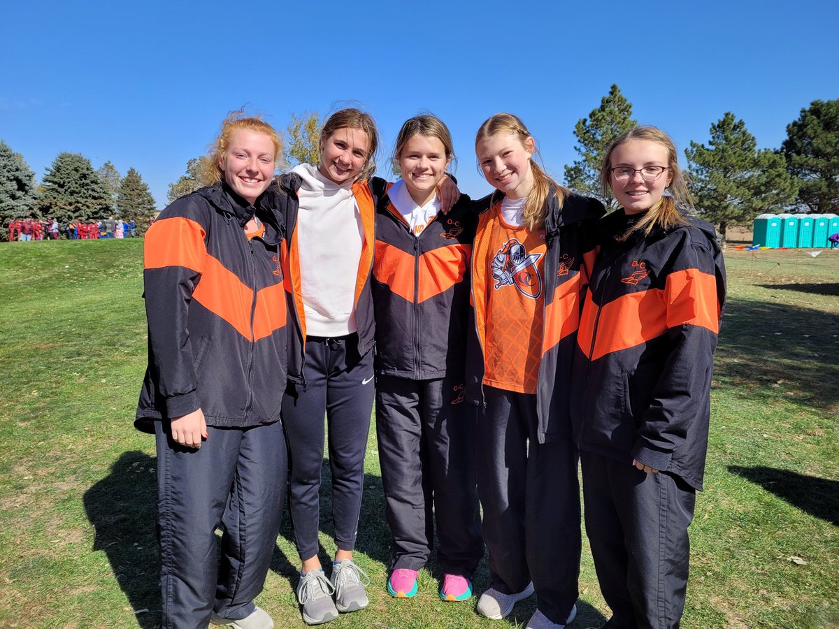 mkunwin's tweet photo. There was much to proud of today at districts. Fighting through crazy wind and giving their all. Our girls team qualified for state along with Dawson for the boys (6th). The boys came in 4th,Brayden 16th (both one away from qualifying). Proud of both of these teams! @OC_Knights https://t.co/Kw773HSutr