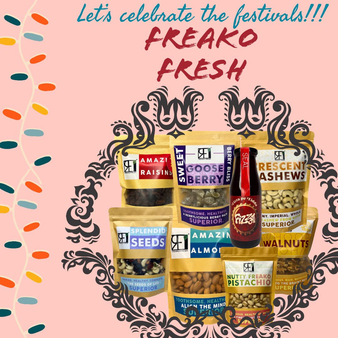 freako_fresh's tweet photo. Why are you hassling😵‍💫 about the #Diwali #gifts? When freako fresh✨🙌🏻 is here for you with their #Diwali gift #hampers and #exclusive prices.🤩🤩
Relieve your stress and in this #festive just worry about what will be your #dress😉 #freakofresh #dryfruits https://t.co/iekfc5hhRa