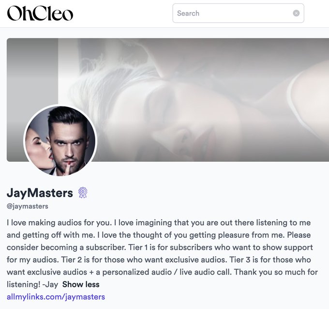 My @OhCleoApp account is up and running! Become a subscriber and receive a brand new exclusive audio<a class="tags" target="_blank" title="On Twitter" href="/?out=eyJ0eXAiOiJKV1QiLCJhbGciOiJIUzUxMiJ9.eyJpYXQiOjE3MjUxODcyNTQsImlzcyI6InR3cG9ybnN0YXJzLmNvbSIsIm5iZiI6MTcyNTE4NzI1NCwiZXhwIjoxNzU2NzIzMjU0LCJyZWRpcmVjdF91cmwiOiJodHRwczovL3R3aXR0ZXIuY29tL09oQ2xlb0FwcCJ9.XANUi1asYDcU5TZwKazhODyEmnTlkQ52o5Q5t_BdWQS4QCtXPxdtIl8ImYN9o1NMxV4A1M5P2z4GqqBUcvM1LA">@OhCleoApp</a><a href="/tag/jaymasters45"class="tags"><span>#jaymasters45</span></a><a href="/tag/jaymasters"class="tags"><span>#jaymasters</span></a><a href="/tag/ohcleo"class="tags"><span>#ohcleo</span></a>