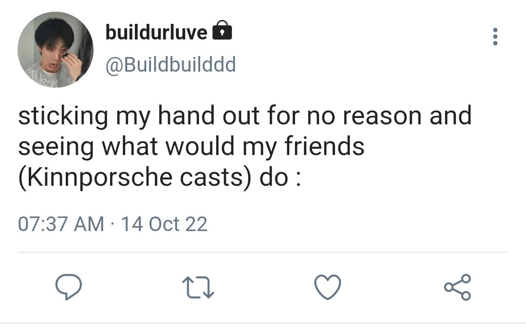 WinterLoner_'s tweet photo. Nong Biu || #biblebuildau + ( Build Jakapan centric) short fluffy fic

Biu sticks his hand out for no reason to see what they would do with it 

#BibleBuild #MileBuild #ApoBuild #JeffBuild #TongBuild #BuildUs #JobBuild https://t.co/KhlrhhRcn2