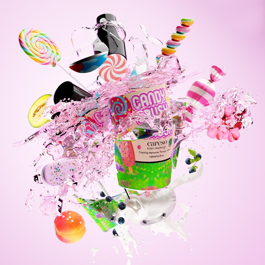 mau mimin spill ga ingredients dari aroma Candy Crush ini? aslikk pasti pada suka 
- HoneyDew
- Peach
- Blackcurrant
- Musk
- Geranium
- Condensed Milk

kebayang gak manis seger nya kayak apa?🤨🤪