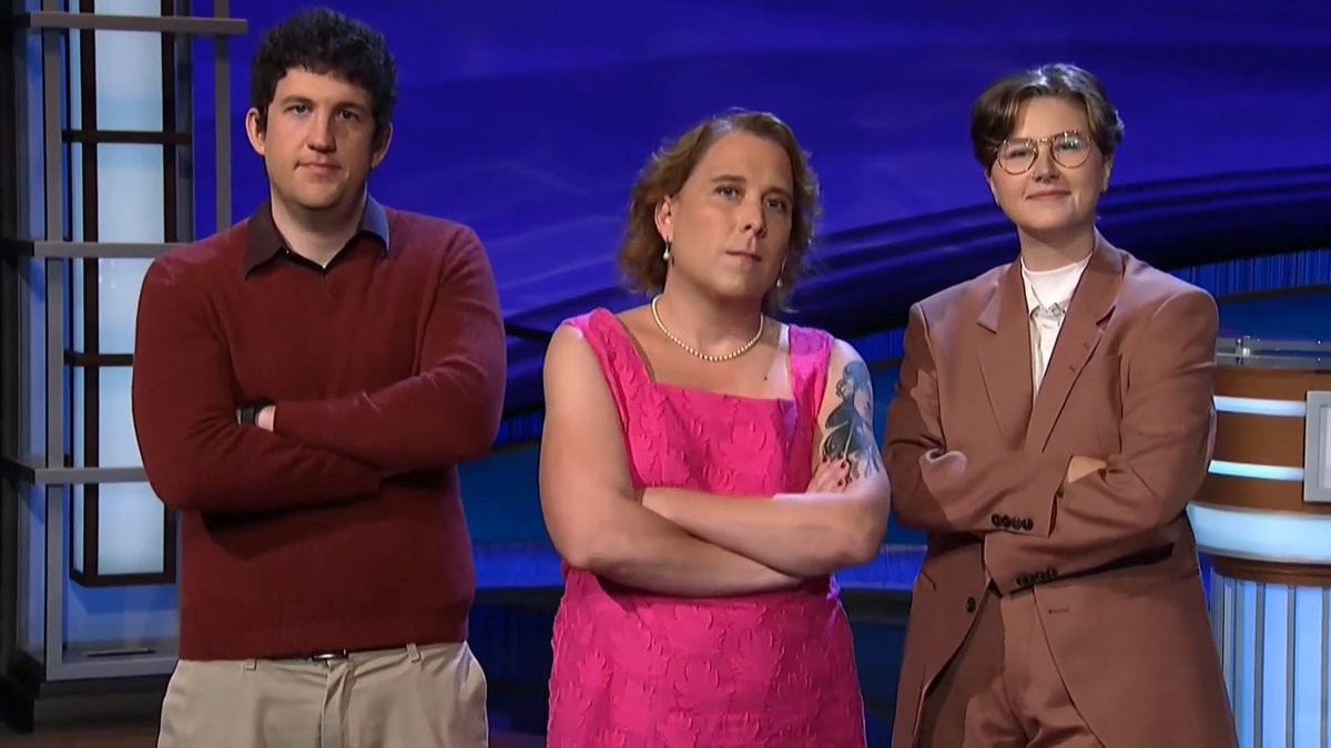 pov: you pull up to bar trivia, but this trio is your competition #Jeopardy