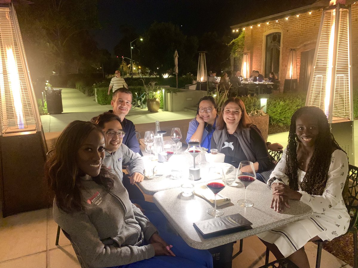 Dr. Boateng (@boatengmd) on Twitter photo Beautiful dinner this evening with <a href="/StanfordCCM/">StanfordCCM</a> and our lovely SCORE student, she’s a star! <a href="/stanfordanes/">Stanford Anesthesiology</a> <a href="/audreyshafer/">Audrey Shafer</a> <a href="/TheMillennialMD/">Cesar Padilla, M.D.</a> <a href="/fdjperez/">Felipe D. Perez (he|él) MD, FAAP</a> Beautiful dinner this evening with <a href="/StanfordCCM/">StanfordCCM</a> and our lovely SCORE student, she’s a star! <a href="/stanfordanes/">Stanford Anesthesiology</a> <a href="/audreyshafer/">Audrey Shafer</a> <a href="/TheMillennialMD/">Cesar Padilla, M.D.</a> <a href="/fdjperez/">Felipe D. Perez (he|él) MD, FAAP</a>