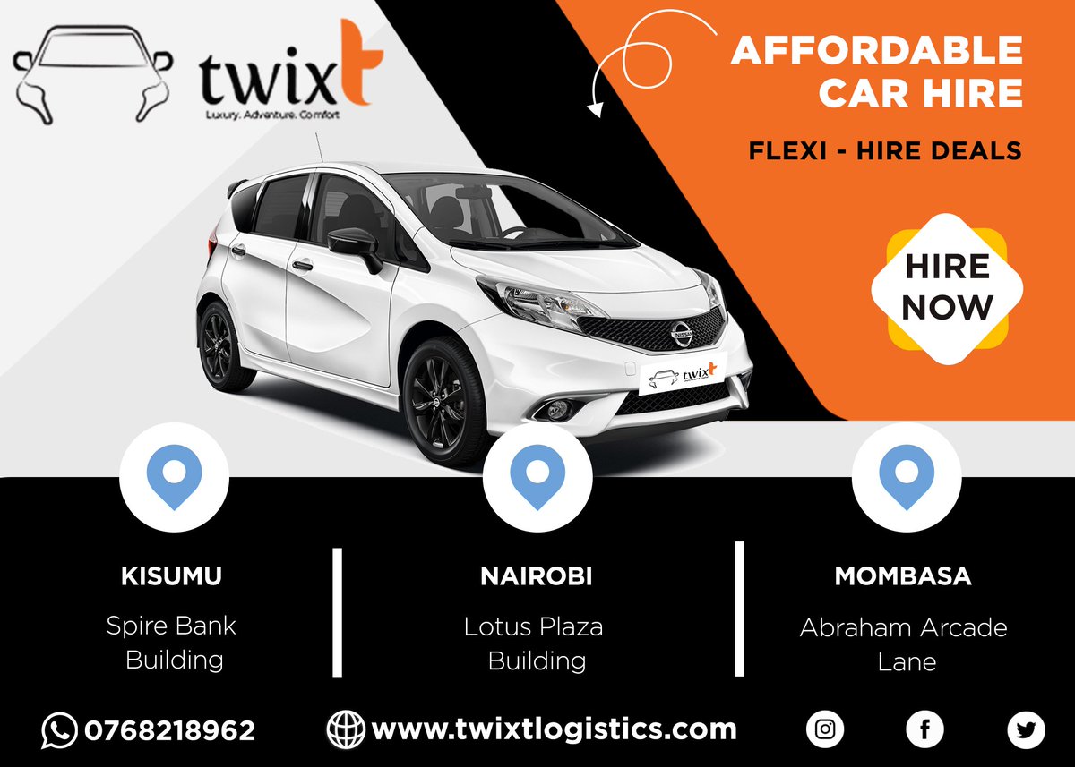 TwixtLogistics's tweet photo. The secret to getting ahead is to get started. TwixtLogistics guarantees you the best ride with affordable rates.
#LuxuryAdventureComfort
#TwixtLogistics https://t.co/ja8v14WVxk