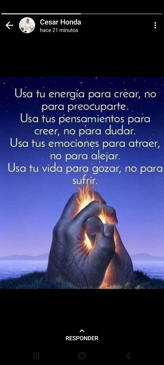 SalomonSVi's tweet photo. @GabbyPJ73 La felicidad de tu vida depende de la calidad de tus pensamientos. Toda la razón somos puras emociones, hay que saber llevarlas en nuestra vida. https://t.co/PTYvQVWJyg