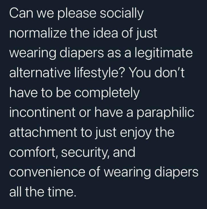 I4MB4BY's tweet photo. Time for my regularly scheduled repost of the most based ABDL take I've ever written. https://t.co/79gX02bvw3