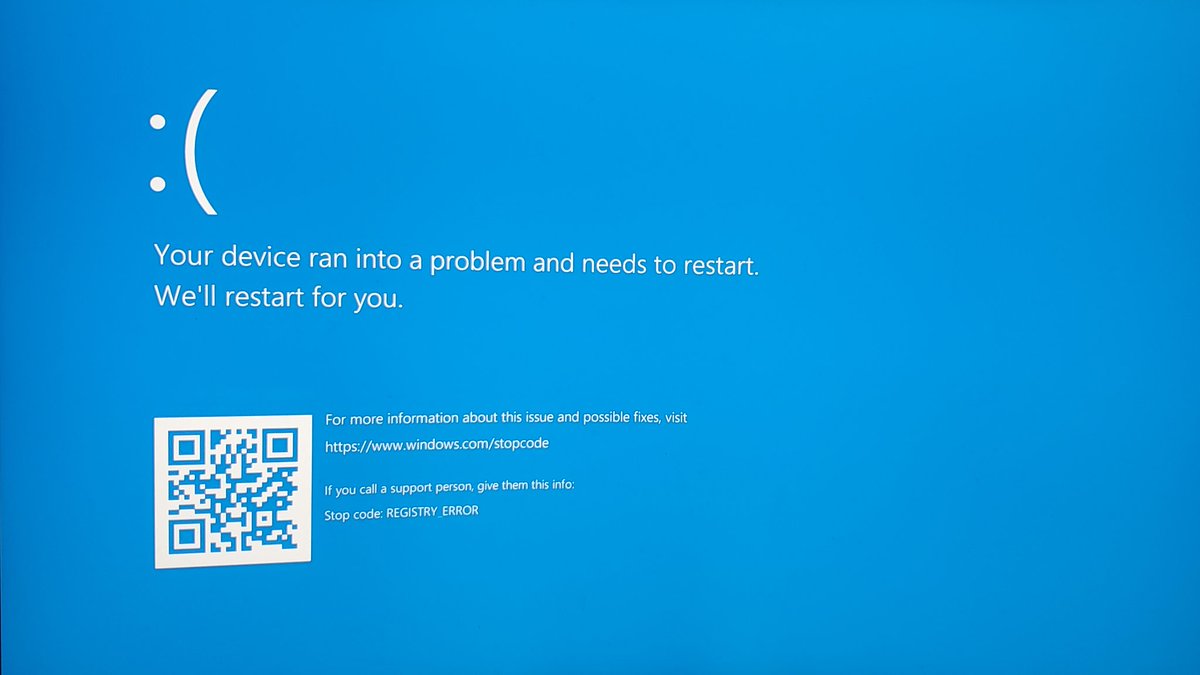 Shoyoumomo_'s tweet image. My computer has been out of commission for 3 days now. Some registry error occurred and has been looping blue screens on boot up ever since. If anyone had this issue and resolved it, the help would be greatly appreciated.