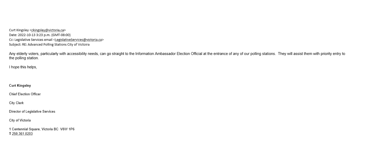 CharlesBodi's tweet photo. "On Election Day (Oct 15), any #Elderly voter, particularly with #AccessibilityNeeds, can go straight to the Information Ambassador Election Official at the entrance of any polling station
They will assist them with priority entry."
Pass the word!
@Adam_Stirling @bc_disability https://t.co/Wsa354Sqcw