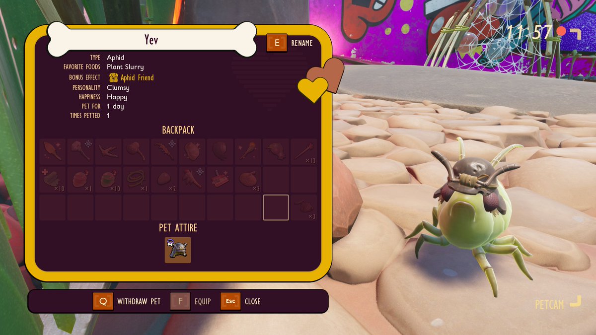 yevliii's tweet photo. 234 DAYS on my WHOA world and I finally got my first pet~ So cute with the black ant helmet~ 😊 #Grounded  #firstpet #WHOAmode https://t.co/eyoJrwkkOs