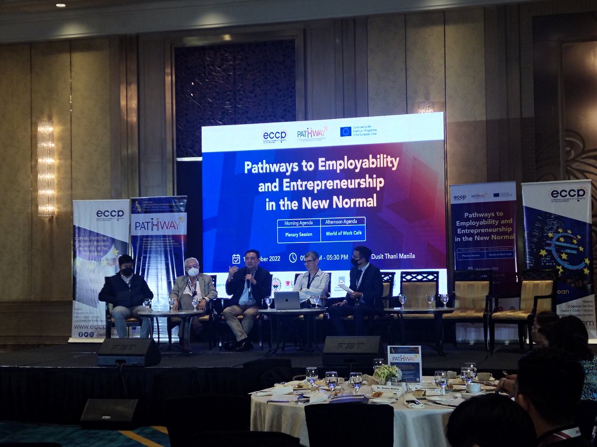 pathway2employ's tweet photo. "PATHWAY starts with the mindset of students - they need to think that starting a business is an opportunity, that they can study anything they want, get an idea then start a business...and universities should open the gate."
-Dr. Emmanuel Houze,IAE School of Management, UM https://t.co/lw5Iqvy4Fu