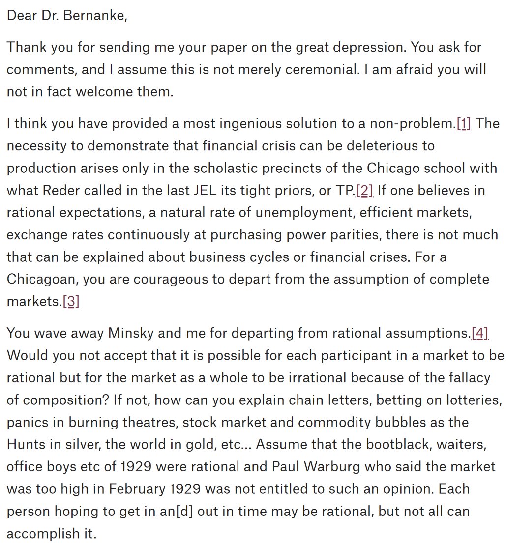 Dr. Steve Keen (@profstevekeen) on Twitter photo Detective work by Perry <a href="/PMehrling/">Perry Mehrling</a> uncovered these wonderfully scathing comments by Kindleberger on Bernanke's "Nobel-Prize-winning" essay: ineteconomics.org/perspectives/b… Detective work by Perry <a href="/PMehrling/">Perry Mehrling</a> uncovered these wonderfully scathing comments by Kindleberger on Bernanke's "Nobel-Prize-winning" essay: ineteconomics.org/perspectives/b…