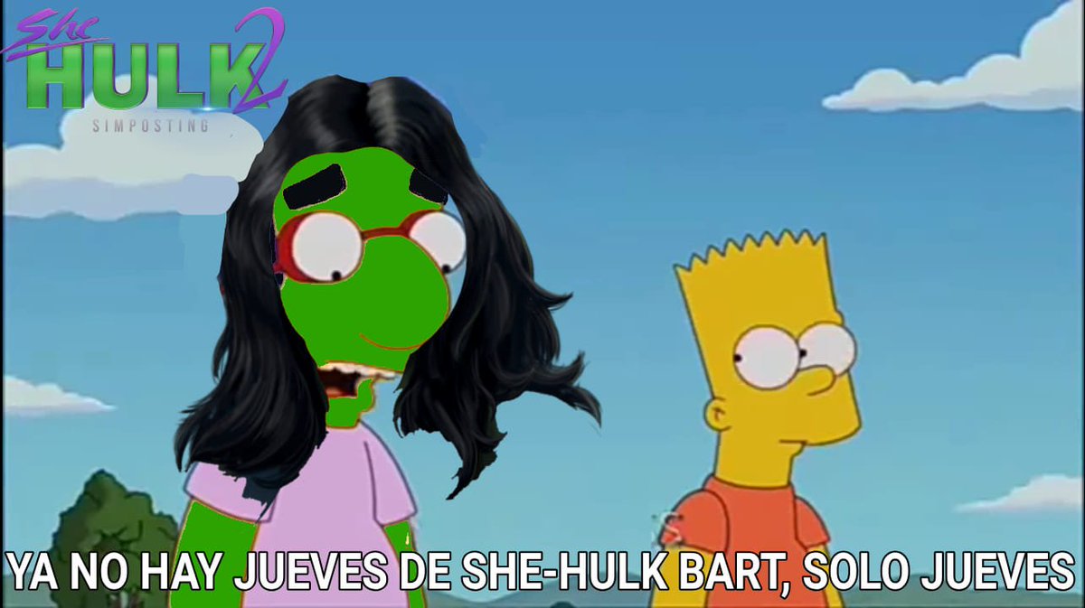 zebazcr's tweet photo. Jueves sin #SheHulk... https://t.co/K6w7hI7PMB