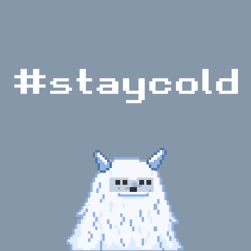 0xalls's tweet photo. This tweet is powered by the mythical Himalayan force @TheYetisNFT👣 

*Be aware of Yetis @TheYelist⚠ 
 
  #staycold #NFT https://t.co/rxxSaWhflE
