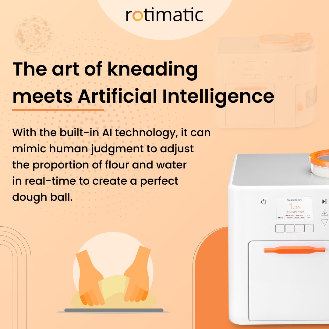 rotimatic's tweet photo. "The smarter way to roti" evolved by marrying the intricate art of roti-making and with advanced science. Here's a glimpse of what goes inside our Rotimatic. ​

#ArtMarriesScience #FuturisticKitchen #Rotimaker #RotimaticEngineering #RotiRobot #MachineLearning https://t.co/RndHlLwpiU